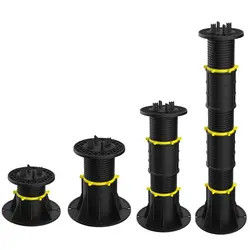 apoios cerâmicos do suporte ajustável plástico de 45mm-80mm para o Decking de pavimentação exterior
