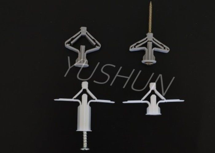 Uso do cinza PP/PE 100pcs/bag do parafuso de tomada M13*35mm da parede de Aircarft para a parede