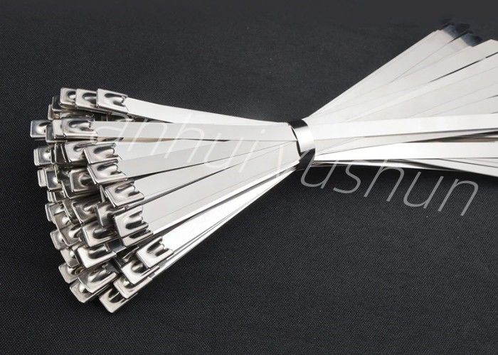 201/304/316 de cinta plástica inoxidável reusável do metal para fios limitando 4.5x450mm