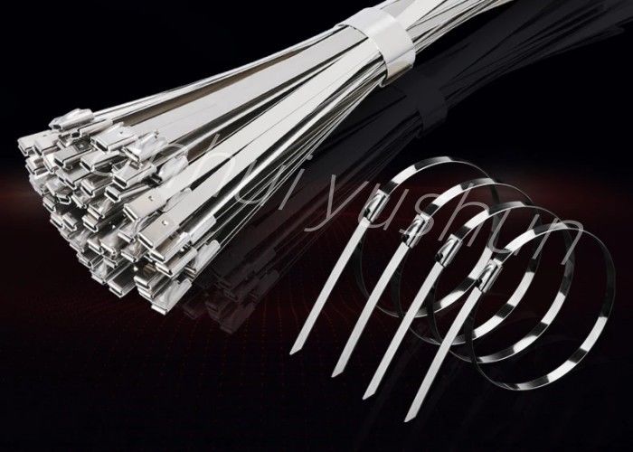 201/304/316 de cinta plástica inoxidável reusável do metal para fios limitando 4.5x450mm