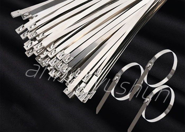 201/304/316 de cinta plástica inoxidável reusável do metal para fios limitando 4.5x450mm
