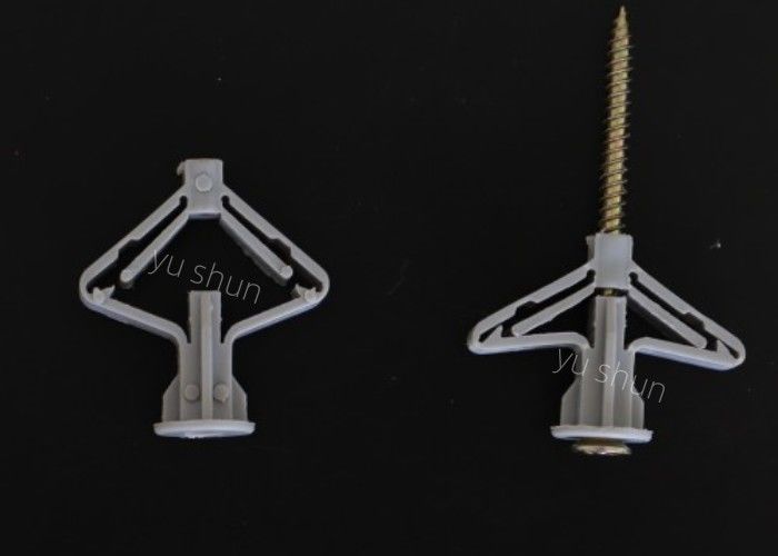 Uso do cinza PP/PE 100pcs/bag do parafuso de tomada M13*35mm da parede de Aircarft para a parede