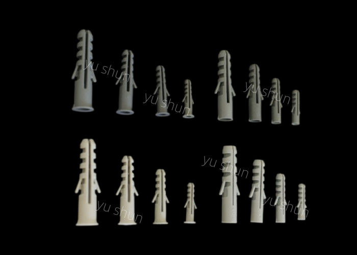 Todos os tamanhos cinza plástico parede plug parafuso expansão cor personalizada