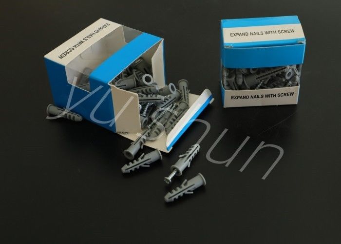 25pcs/saco Ancoras de parede de plástico para instalações robustas e confiáveis