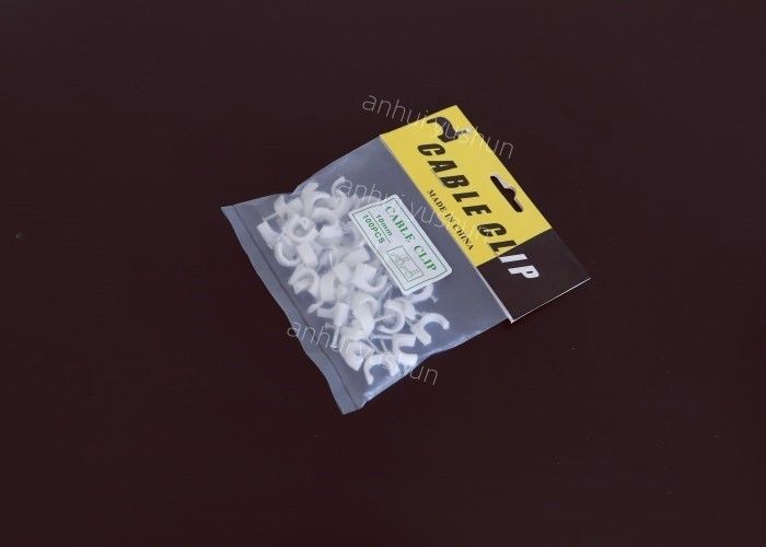 Clips de cabo de plástico de alta durabilidade 4 mm - 25 mm para gestão de cabos interiores / exteriores