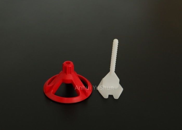 Telha de assoalho de Pom Material Red Spin Doctor que nivela o sistema 2mm para a posição da telha