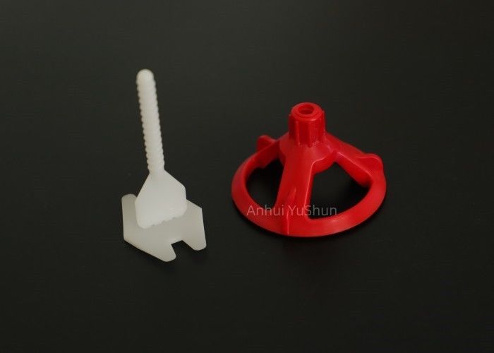 Telha de assoalho de Pom Material Red Spin Doctor que nivela o sistema 2mm para a posição da telha