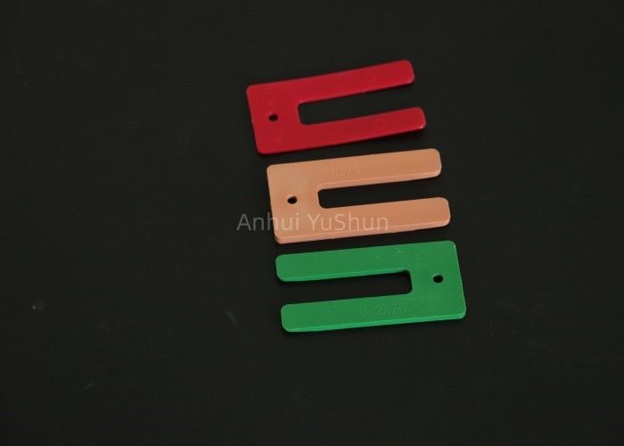 empacotador plásticos de vitrificação U Shim Type Horseshoe da janela de 6mm