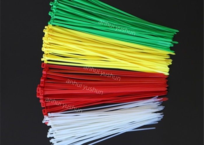 18lbs resistência à tração auto-bloqueio de cabo de nylon amarras de plástico para filamento seguro de fio