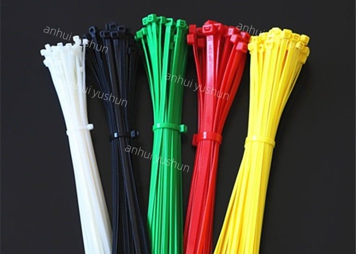 Gerenciamento de fios com alta resistência auto-bloqueio cabo de nylon de plástico amarras para segurança