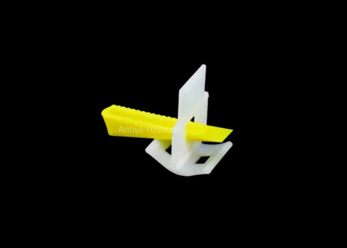A telha horizontal que nivela grampos e espaçadores das cunhas 2mm 3mm para o revestimento da parede instala