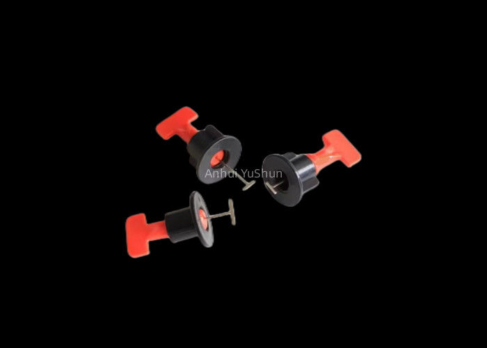 1.5mm Pp pavimentam espaçadores do Leveler da telha para encontrar e deixar emendas para telhar a cor vermelha