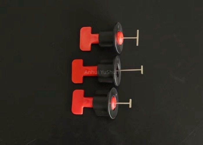 Sistema de nivelamento de ladrilhos de plástico clipes tipo T de 1,5 mm para construção e instalação no piso