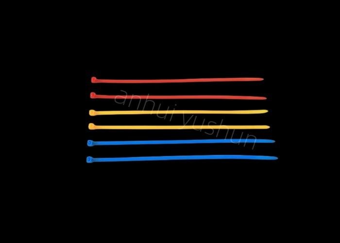 OEM UL94V-2 Nylon de todas as cores Cable de plástico personalizado Zip Ties