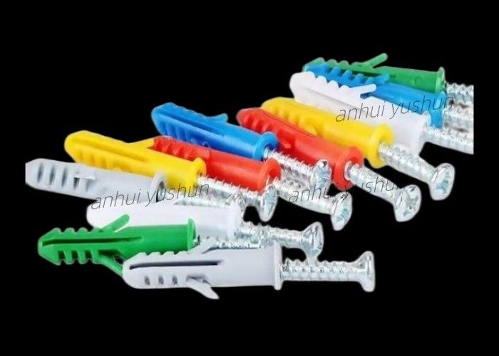 Parafusos de tomada de plástico de cor cinza 25-75 mm 50 pçs/saco para venda, uso para parede