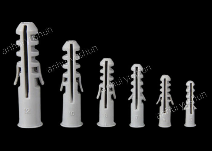 Todos os tamanhos cinza plástico parede plug parafuso expansão cor personalizada