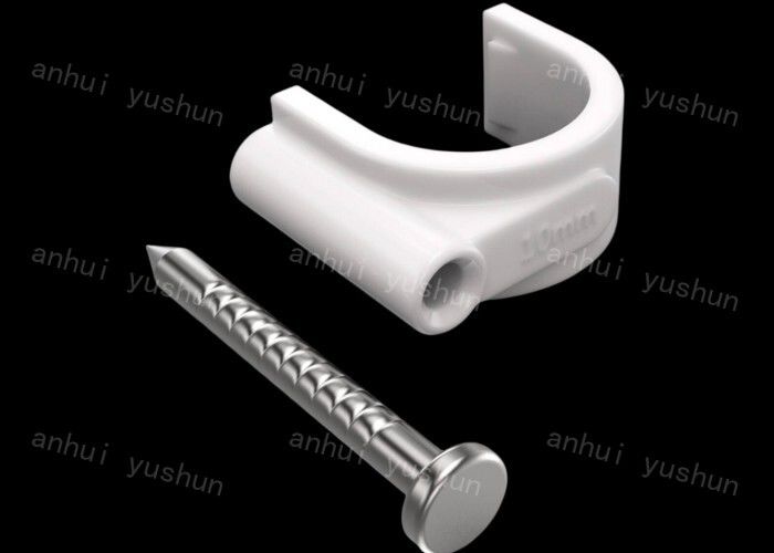Clips de cabo de plástico branco ou preto para fácil instalação em sacos/caixas