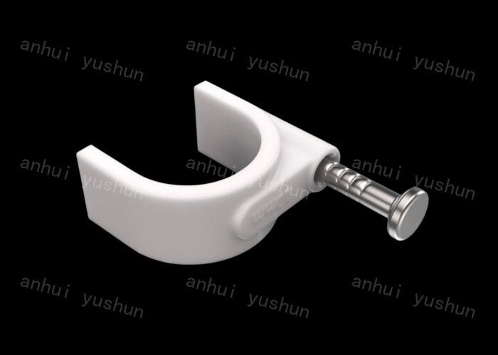 Clips de cabo de plástico branco ou preto para fácil instalação em sacos/caixas