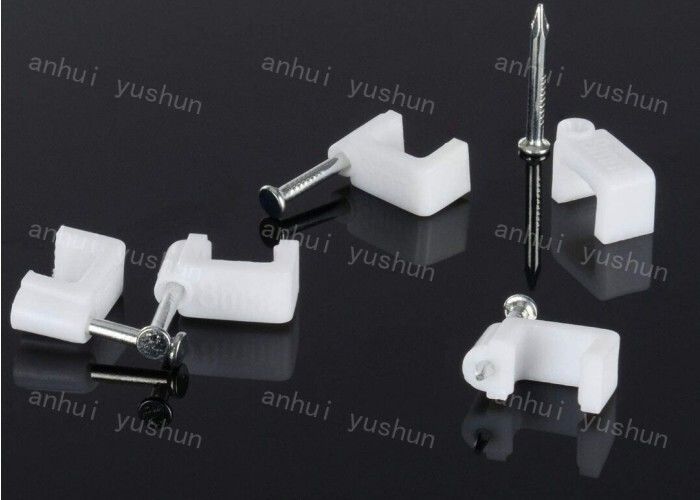 Clips de cabo de plástico branco ou preto para fácil instalação em sacos/caixas