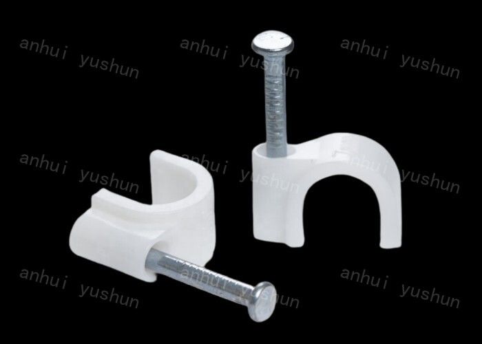 Clips de cabo de plástico branco ou preto para fácil instalação em sacos/caixas