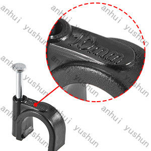 Organize seus cabos com clipes de plástico para cabos interiores / exteriores 4mm-25mm