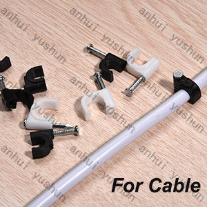 Organize seus cabos com clipes de plástico para cabos interiores / exteriores 4mm-25mm
