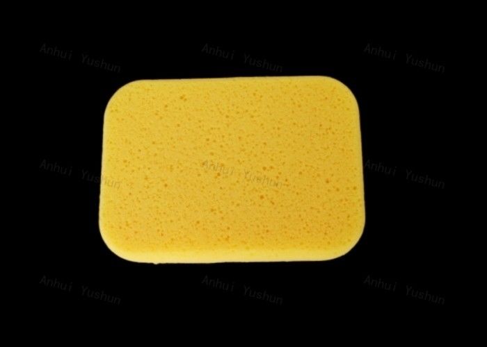 Esponja de rejunte de azulejo médio para limpeza e limpeza de esponjas de cor amarela