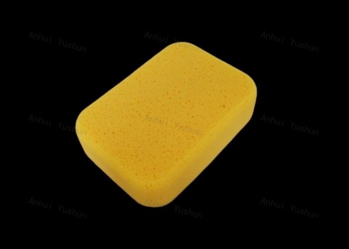 Esponja de rejunte de azulejo médio para limpeza e limpeza de esponjas de cor amarela